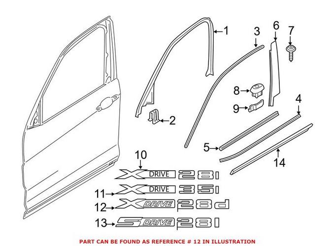 BMW Hatch Emblem 51147366723